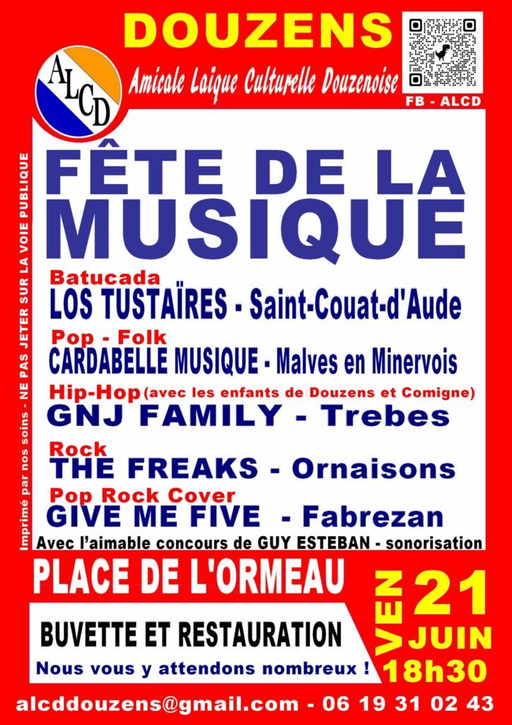 Affiche Fête de la musique 2024